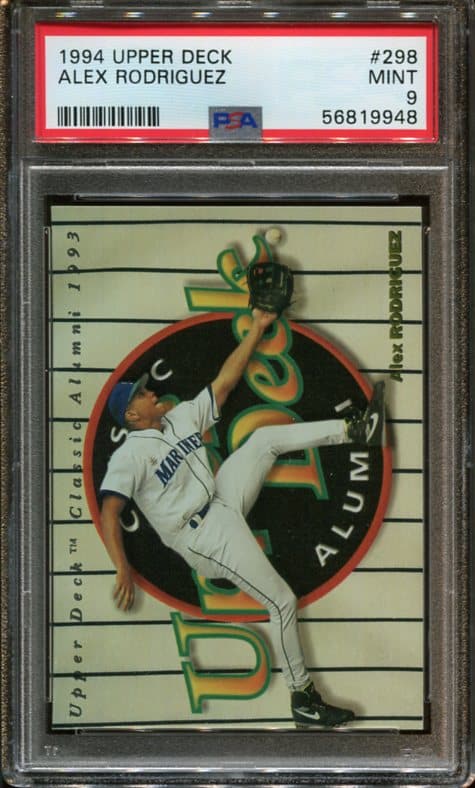 Upper Deck Alex Rodriguez Rookie Alumni Psa Website