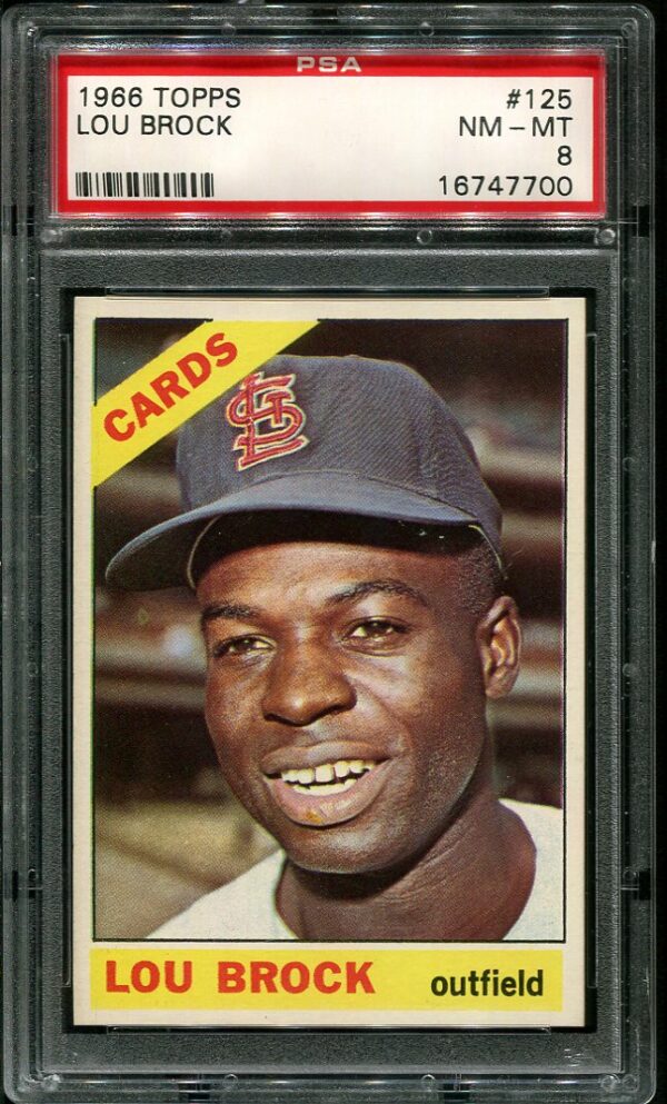 Topps Lou Brock Psa Hof All Star Cards Inc