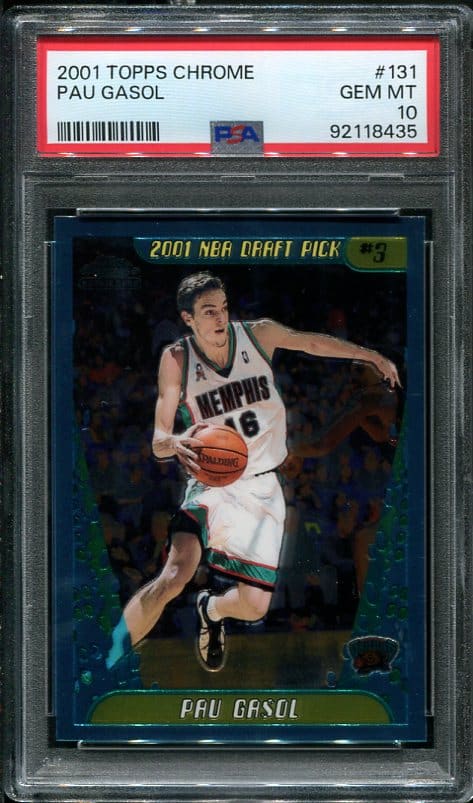 Topps Chrome Pau Gasol Rc Psa All Star Cards Inc