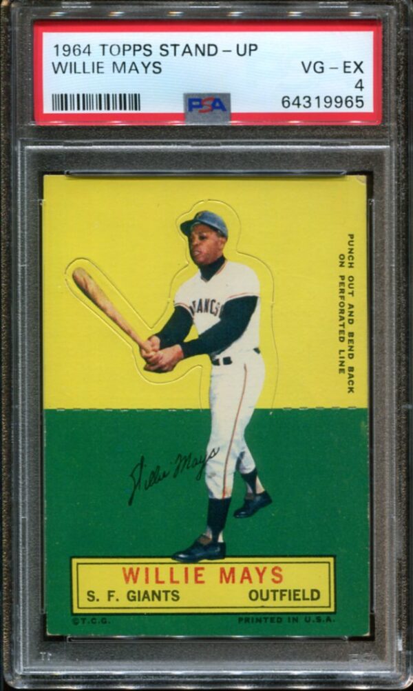 1964 Topps Stand-Up Willie Mays PSA 4 HOF 9965