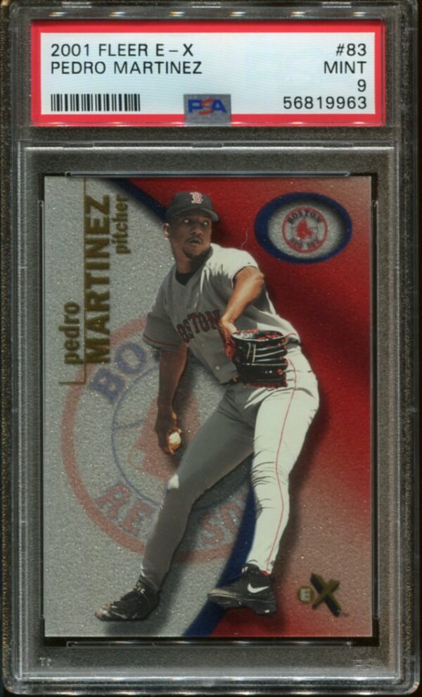 2001 Fleer E-X #83 Pedro Martinez PSA 9 HOF (56819963)