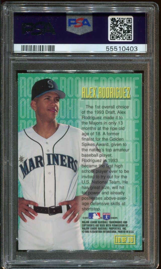 Alex Rodriguez 1995 Emotion Rookies #10