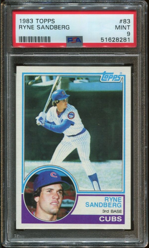 1983 Topps #83 Ryne Sandberg RC PSA 9 HOF (51628281)