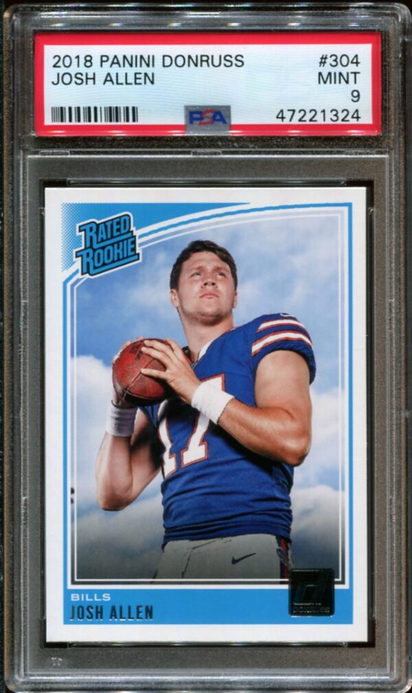 2018 Panini Donruss #304 Josh Allen RC PSA 9 (47221324)