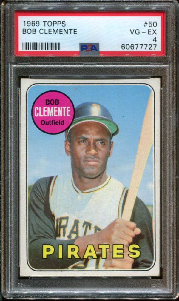 1969 Topps #50 Roberto Clemente Psa 4 Hof (60677727) – All Star Cards Inc