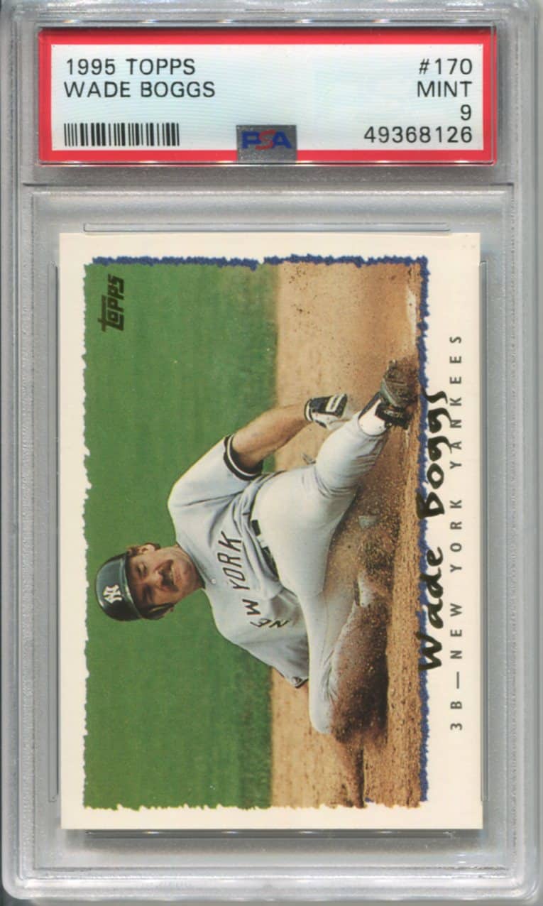 Wade Boggs 1995 Topps #170 New York Yankees Baseball Card