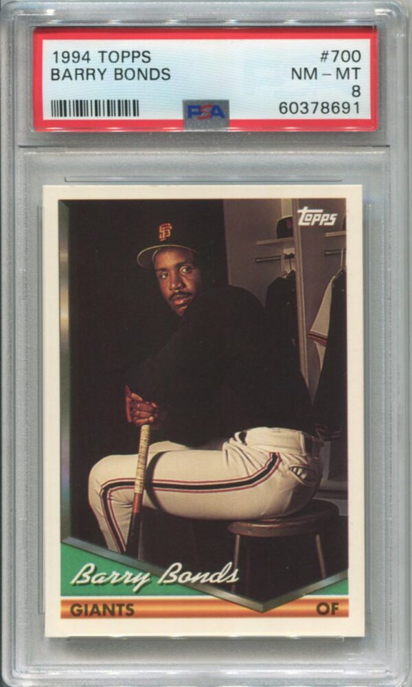 1994 Topps #700 Barry Bonds PSA 8 (60378691)