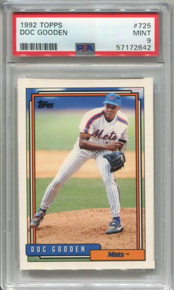 1992 Topps #725 Dwight "Doc" Gooden PSA 9 (57172642)