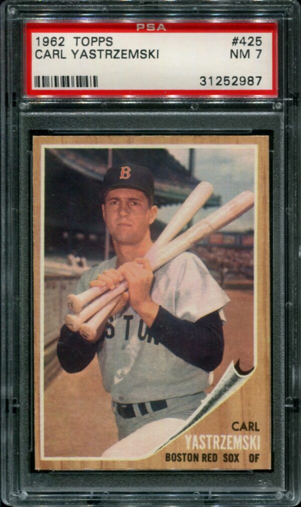 1962 Topps #425 Carl Yastrzemski PSA 7 HOF (31252987)