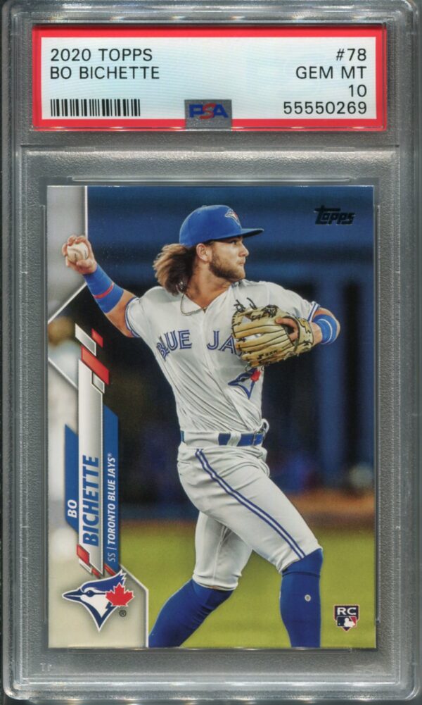 2020 Topps #78 Bo Bichette Rookie PSA 10 - WEBSITE EXCLUSIVE PRICE