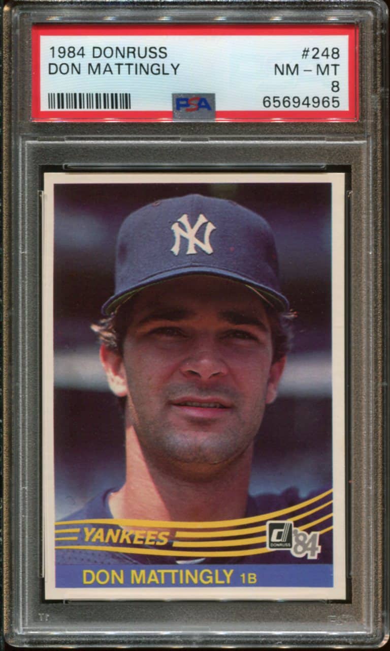 1984 Donruss #248 Don Mattingly RC PSA 8 (65694965) - All Star Cards Inc