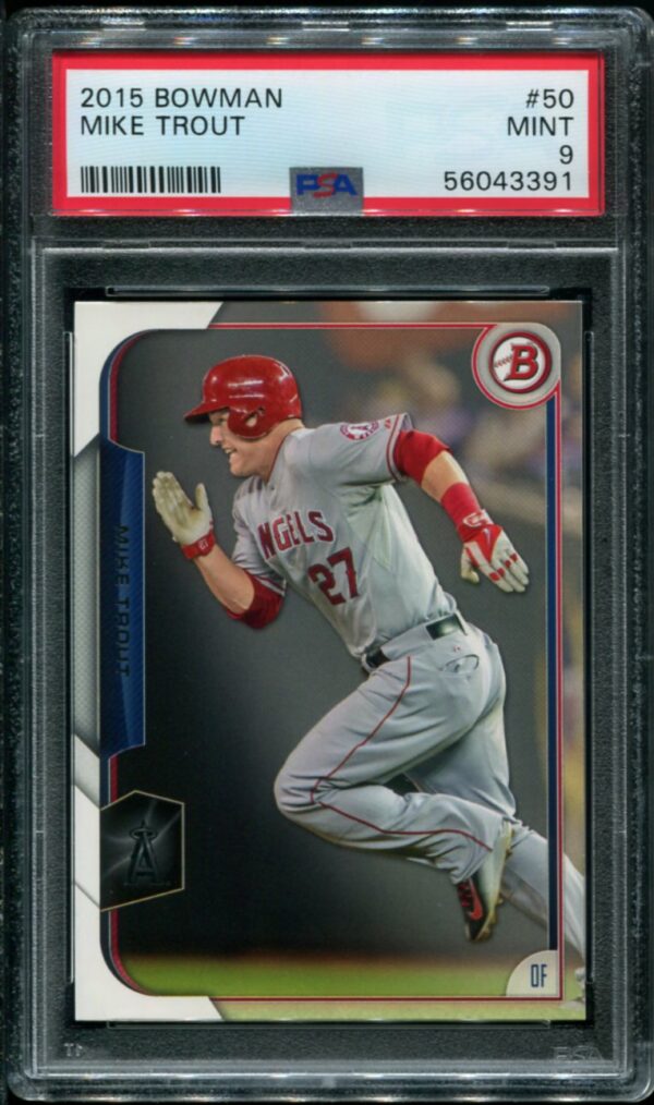 2015 Bowman #50 Mike Trout PSA 9 (56043391)