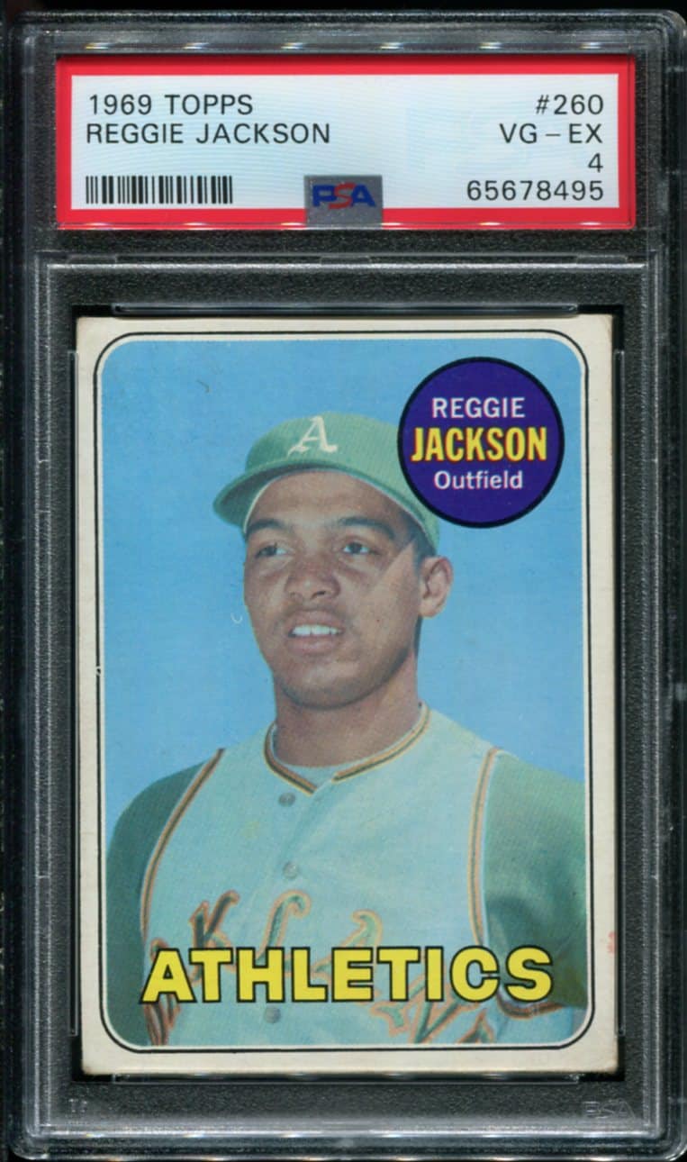 1969 Topps #260 Reggie Jackson Rc Psa 4 Hof (65678495) - All Star Cards Inc