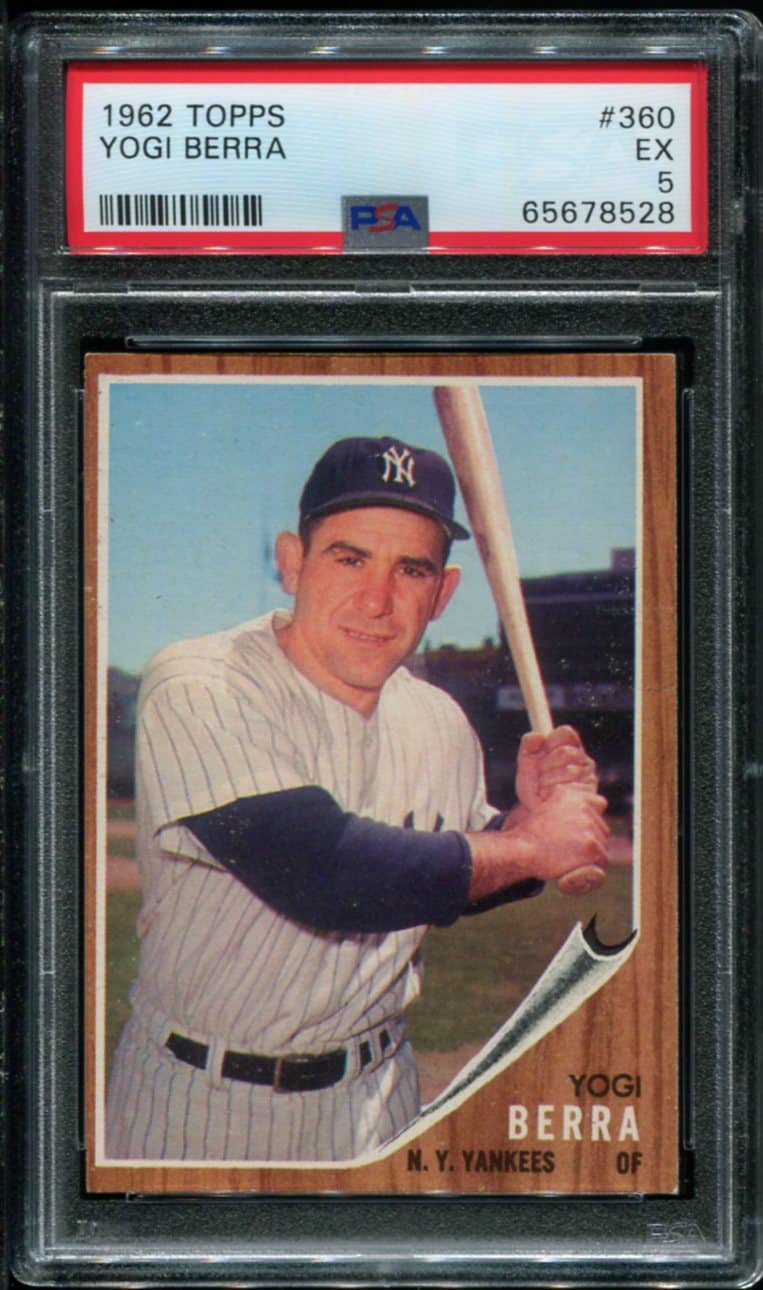 1962 Topps #360 Yogi Berra PSA 5 HOF (65678528) - All Star Cards Inc