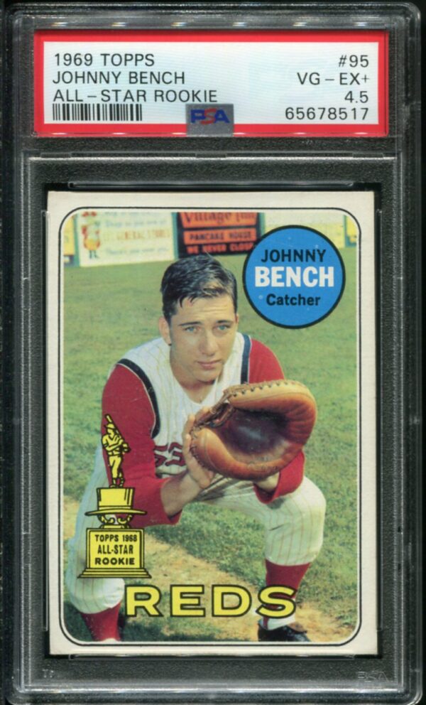 1969 Topps #95 Johnny Bench PSA 4.5 HOF (65678517)