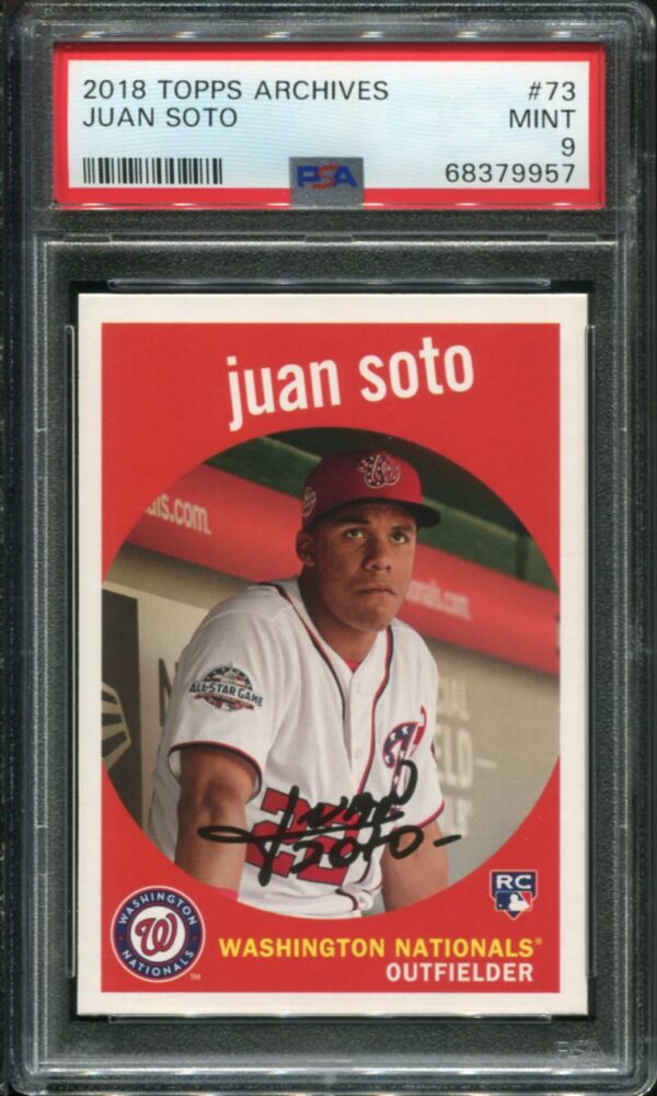 2018 Topps Archives #73 Juan Soto RC PSA 9 (68379957)