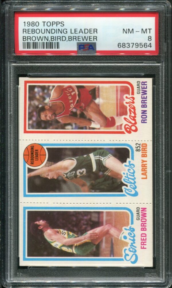 1980 Topps Larry Bird PSA 8 HOF (68379564)