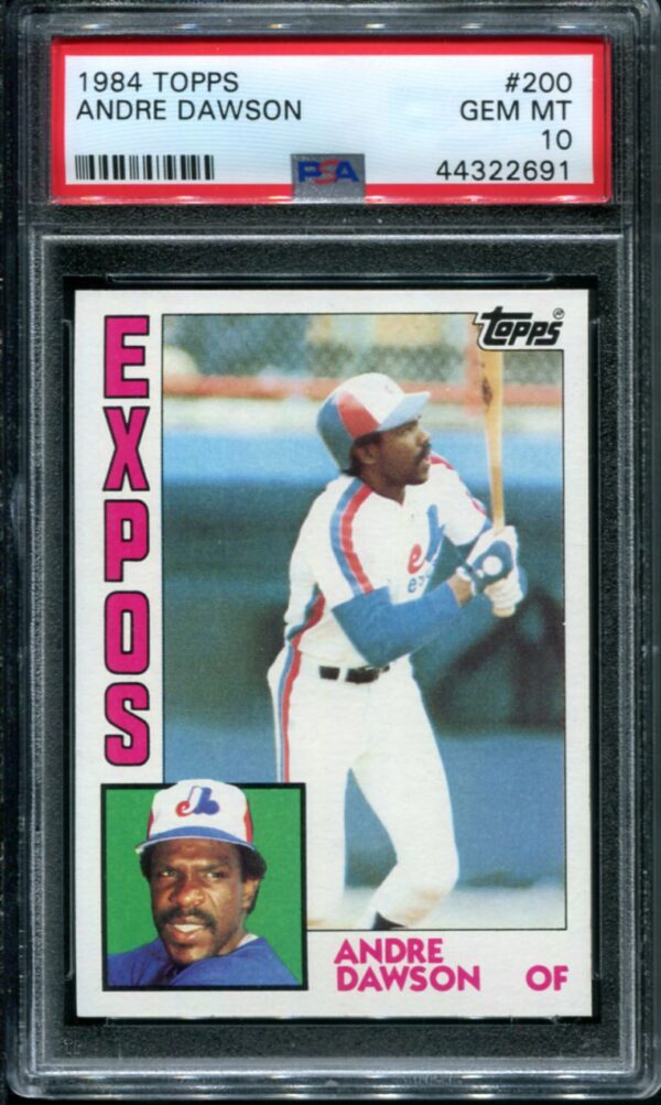 Andre Dawson #200 1984 Topps Baseball Trading Card in 2023