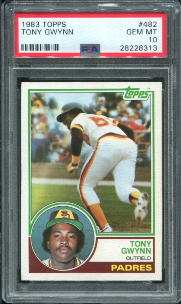 1983 Topps #482 Tony Gwynn RC PSA 10 HOF (28228313)