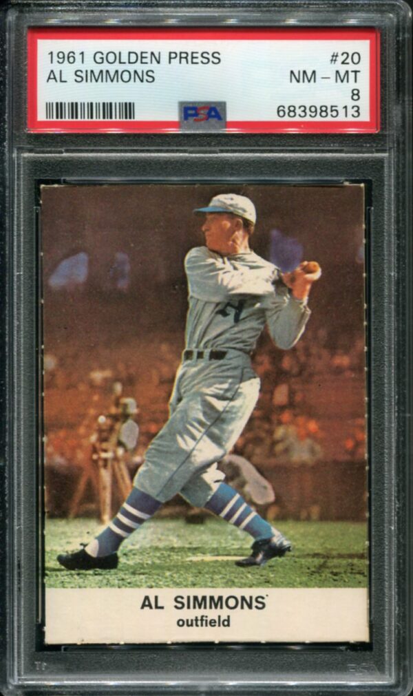 1961 Golden Press #20 Al Simmons PSA 8 HOF (68398513)