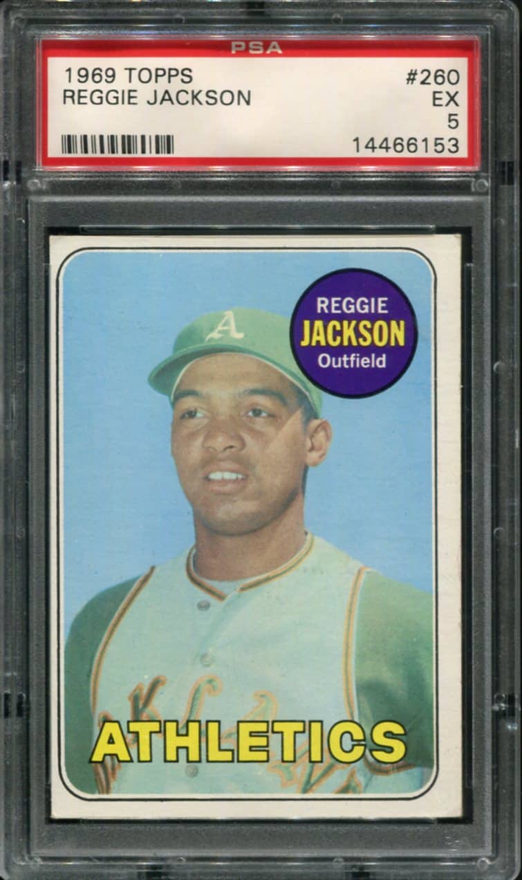 1969 Topps #260 Reggie Jackson RC PSA 5 HOF (14466153) - All Star Cards Inc