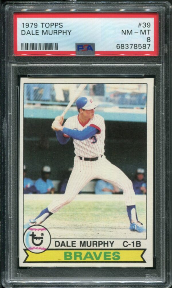 1979 Topps #39 Dale Murphy PSA 8 (68378587)