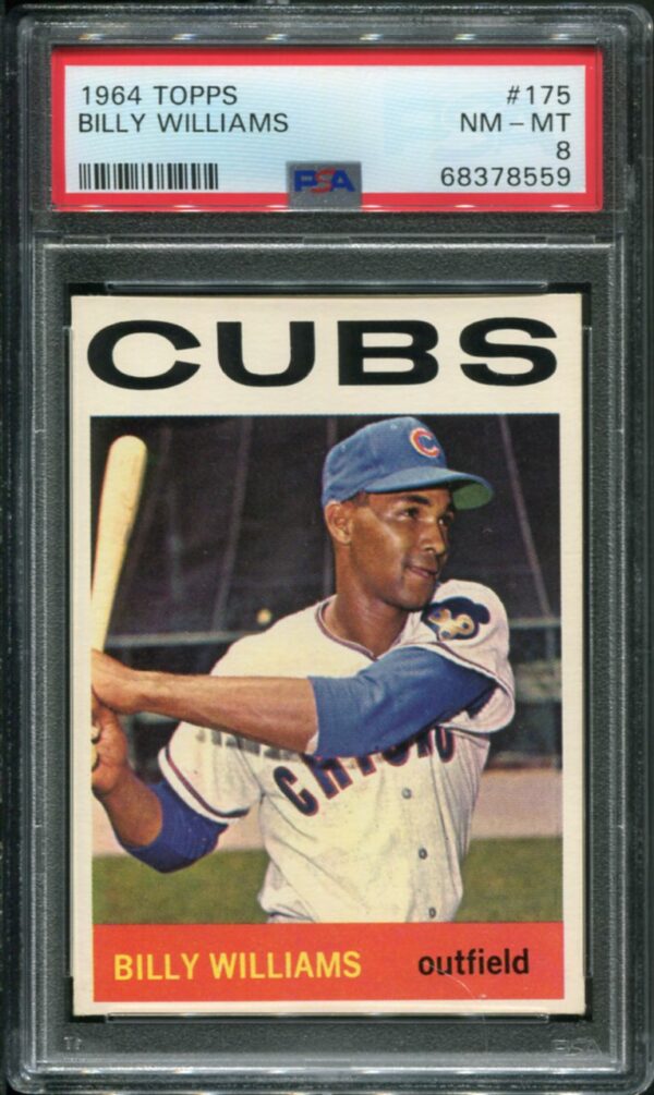 1964 Topps #175 Billy Williams PSA 8 HOF (68378559)