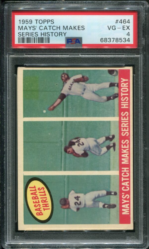 1959 Topps #464 Willie Mays PSA 4 HOF (68378534)