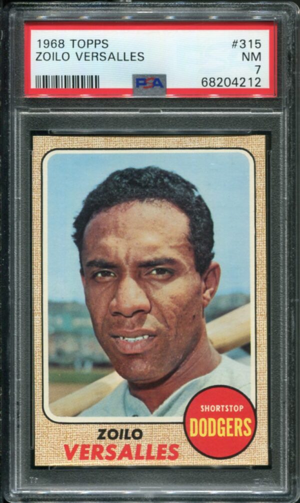 1968 Topps #315 Zoilo Versalles PSA 7 (68204212)