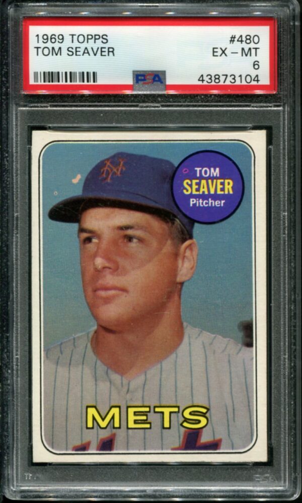 1969 Topps #480 Tom Seaver PSA 6 HOF (43873104)