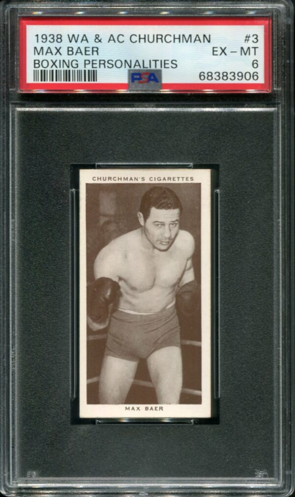 1938 Churchman Boxing Personalities (W.A. & A.C. Churchman) Max