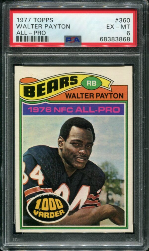 1977 Topps #360 Walter Payton All-Pro PSA 6 HOF (68383868)