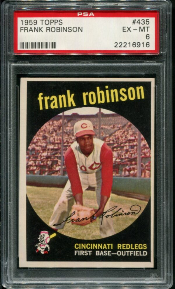 1959 Topps #435 Frank Robinson PSA 6 HOF (22216916)