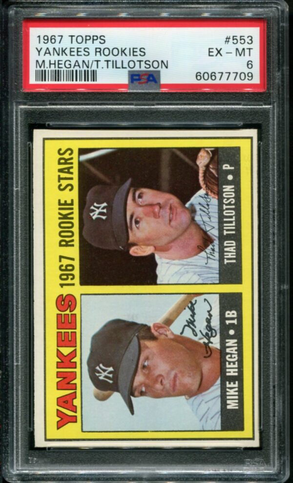 Sold at Auction: 1967 Topps Tom Seaver #581 PSA 6 Rookie