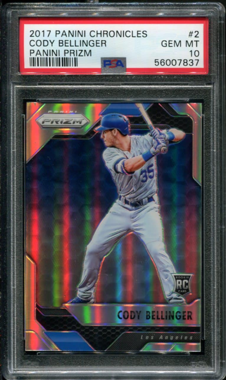 2017 Panini Chronicles Prizm #2 Cody Bellinger RC PSA 10 (56007837