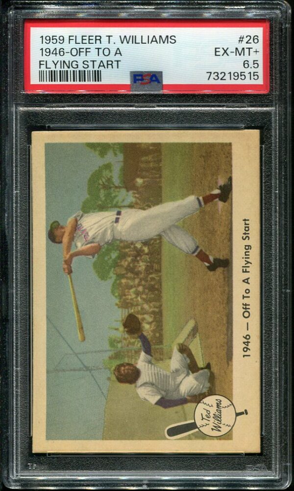 1959 Fleer Ted Williams #26 PSA 6.5 Baseball Card