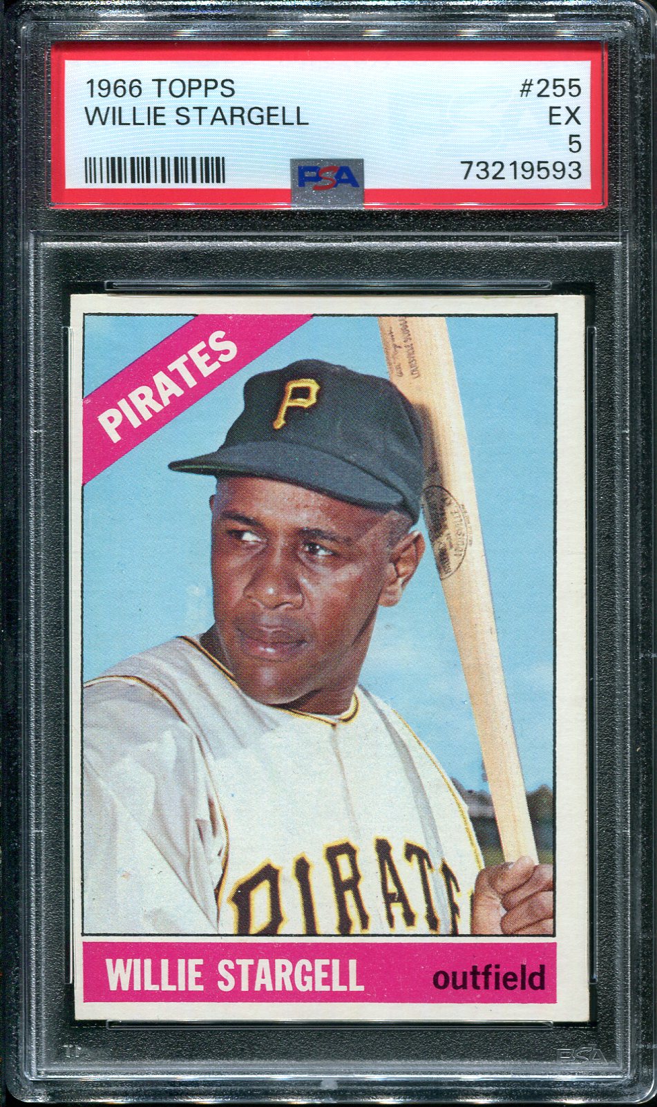 1966 Topps #255 Willie Stargell PSA 5 HOF (73219593) - All Star Cards Inc