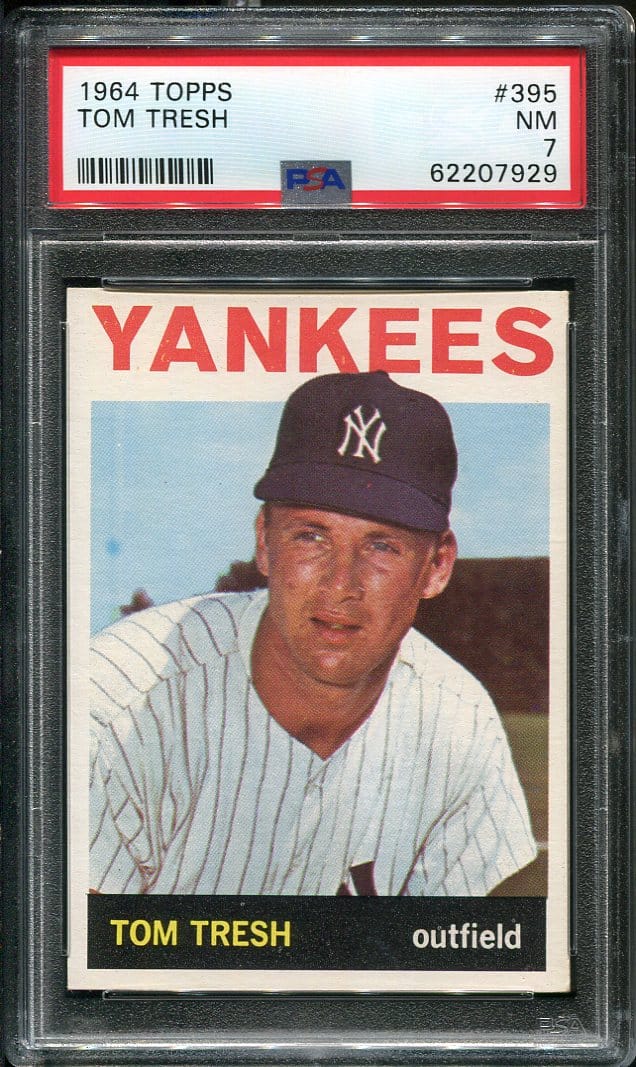 1964 Topps #395 Tom Tresh PSA 7 (62207929) - All Star Cards Inc