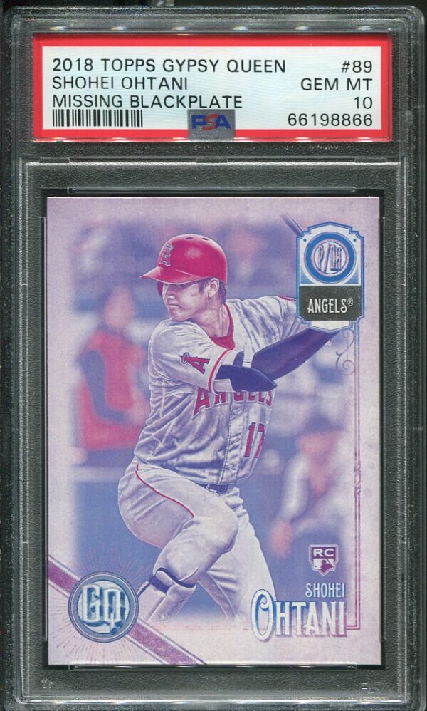 Authentic 2018 Topps Gypsy Queen #89 Shohei Ohtani PSA 10 Rookie Baseball Card