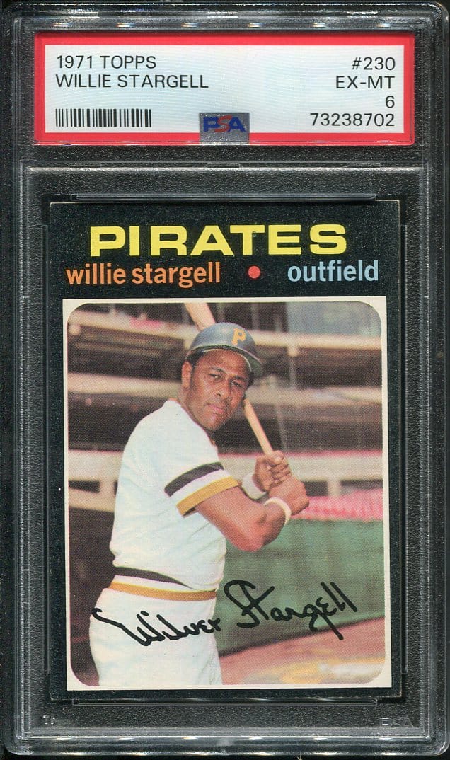 1971 Topps #230 Willie Stargell PSA 6 HOF (73238702) - All Star Cards Inc