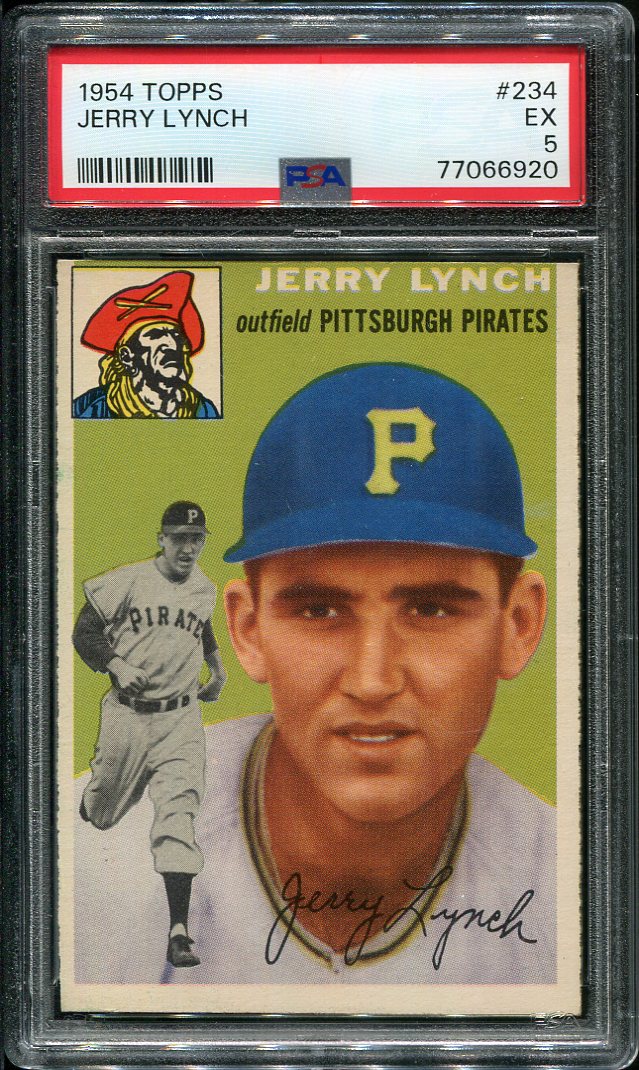 1954 Topps #234 Jerry Lynch PSA 5 (77066920) - All Star Cards Inc