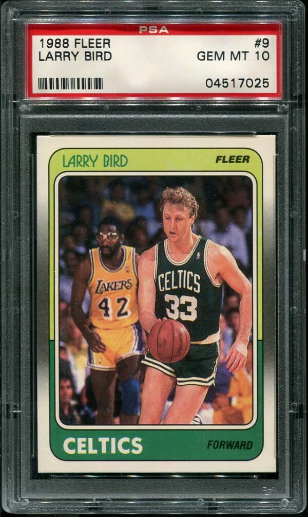 1988 Fleer #9 Larry Bird PSA 10 Basketball card