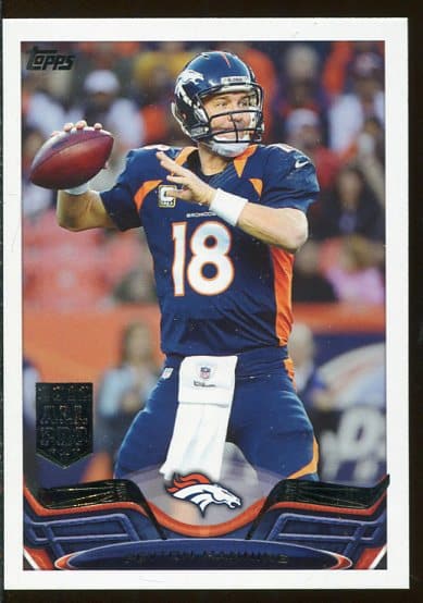 Authentic 2013 Topps #200 Peyton Manning Football Card Ungraded