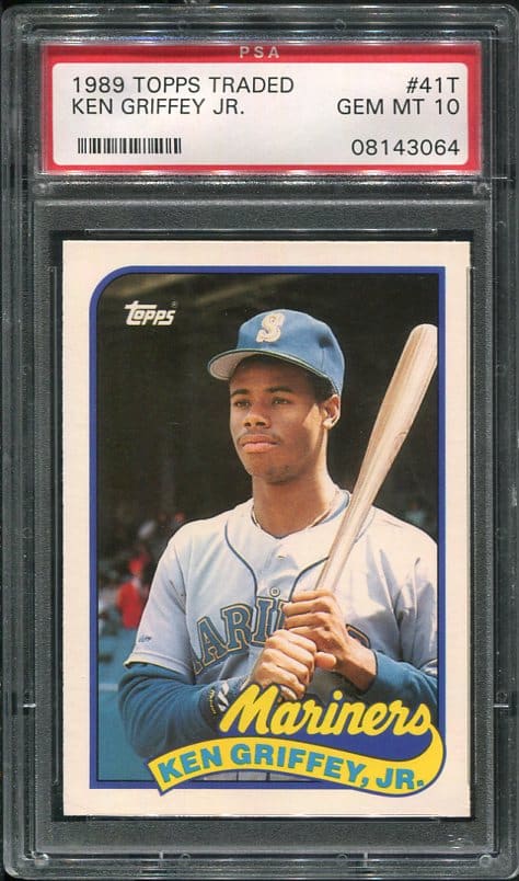 1989 Topps Traded #41T Ken Griffey, Jr. PSA 10 Rookie Baseball Card