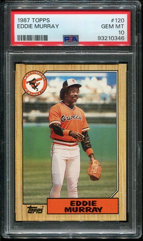 1987 Topps #120 Eddie Murray PSA 10 Baseball Card