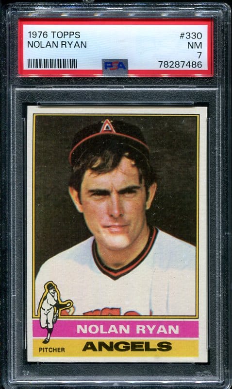 Authentic 1970 Topps #330 Nolan Ryan PSA 7 Baseball Card