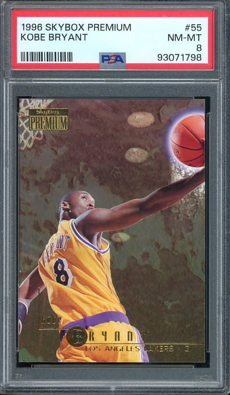 Authentic 1996 Skybox Premium #55 PSA 8 Rookie Basketball Card