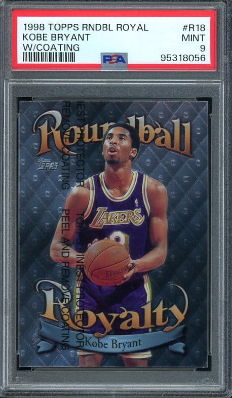 Authentic 1998 Topps Roundball Royal Kobe Bryant PSA 9 Basketball Card