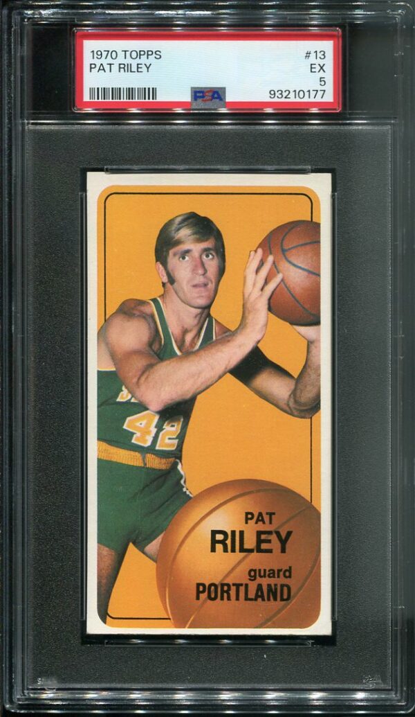 Authentic 1970 Topps #13 Pat Riley PSA 5 Rookie Basketball Card