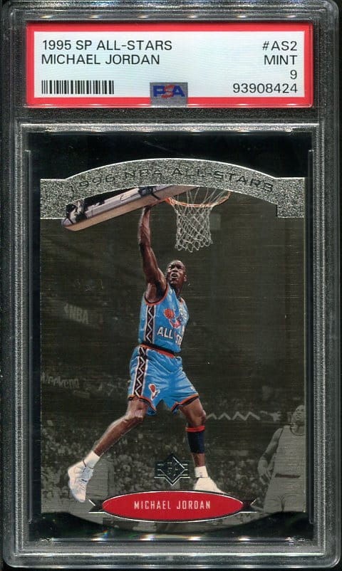 Authentic 1995 SP All-Stars #AS2 Michael Jordan PSA 9 Basketball Card